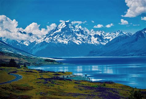 The Road To Mt Cook South Island New Zealand Although Ao Flickr