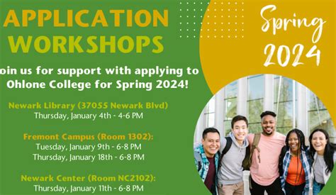 Spring 2024 Application Assistance Workshop | Ohlone College