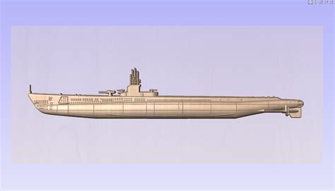 US Navy Gato Class Submarine 3D Model - Etsy