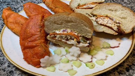 Fried Tilapia Fish Sandwich Youtube