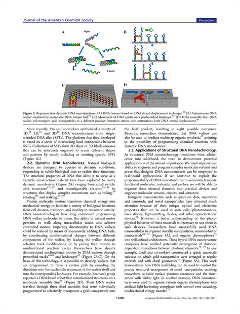 SOLUTION: Structural dna nanotechnology - Studypool