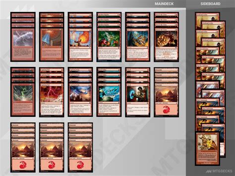 Pauper Burn Deck By Zubko Dmitry Mtg Decks