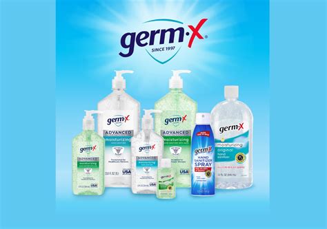 New Germ X Advanced Hand Sanitizers Available Germ X® Hand Sanitizer