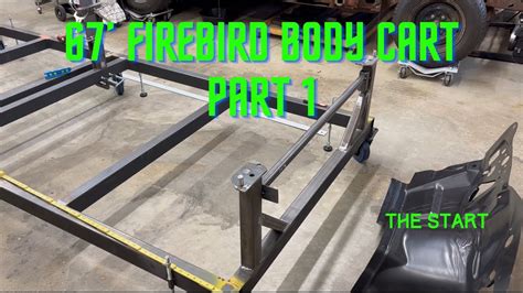 First Gen Firebird Camaro Body Cart Jig Youtube