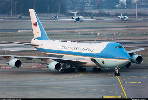 92 9000 Usaf United States Air Force Boeing 747 2g4b Vc 25a Photo By