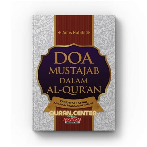 Jual Buku Doa Mustajab Dalam Al Quran AQWAM ORIGINAL Shopee Indonesia