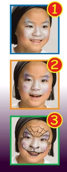 How to craft black cat face painting for girl - Hellokids.com