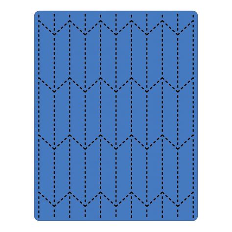 Sizzix Tim Holtz Alterations Zig Zag Embossing Folder Etsy