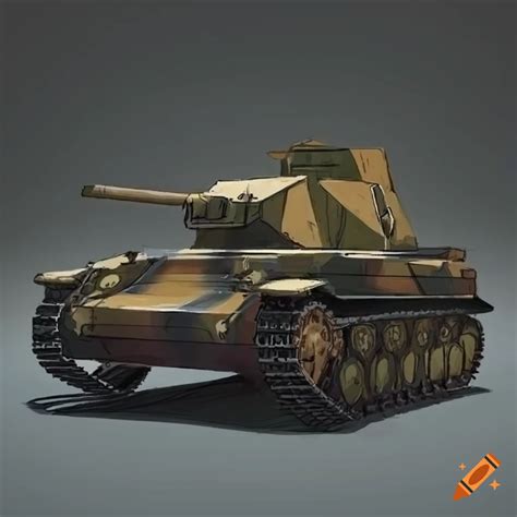 Concept Art Of A German Ww2 Medium Tank