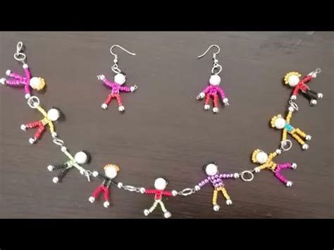 Kum Boncuktan Bebek K Pe Kolye Yapimi Baby Necklace Earrings Making