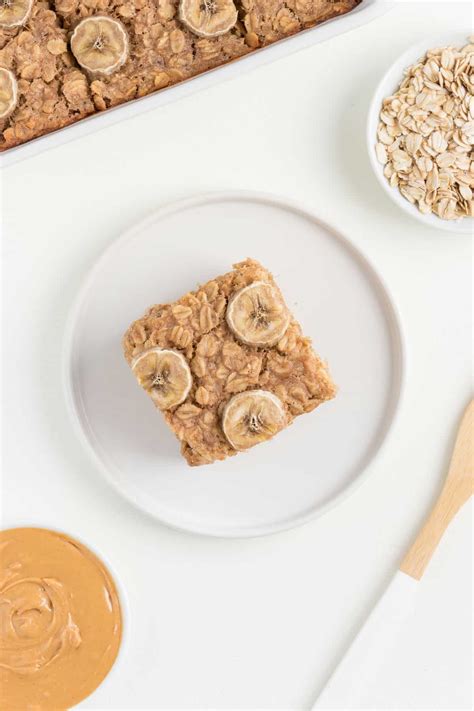 Peanut Butter Banana Baked Oatmeal Purely Kaylie