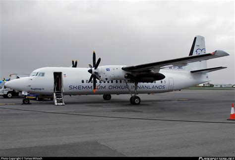 Tf Jms Flugfelag Islands Air Iceland Fokker 50 F27 Mark 050 Photo