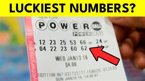 These Lucky Numbers Win The Lottery The Most Youtube