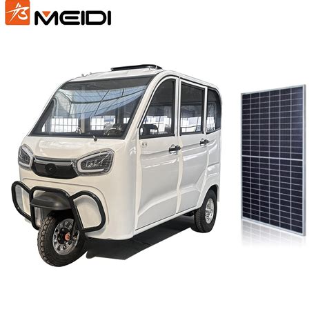 Meidi Fully Enclosed Wheels Rickshaw Customizable Passenger Electric