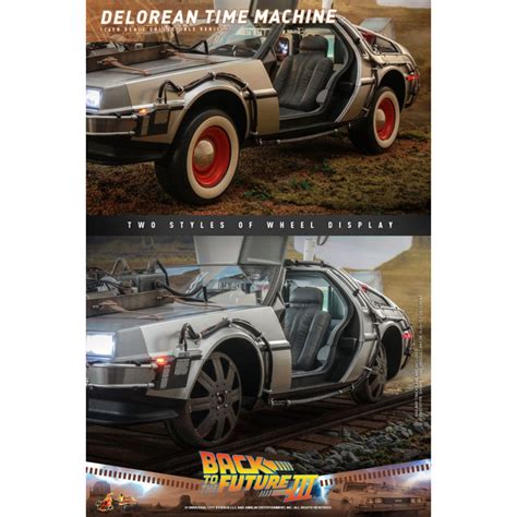 Delorean Time Machine Movie Masterpiece Hot Toys Retour Vers Le Futur Iii