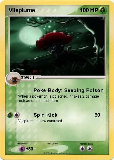 Pokémon Vileplume 1 1 - Poke-Body: Seeping Poison - My Pokemon Card