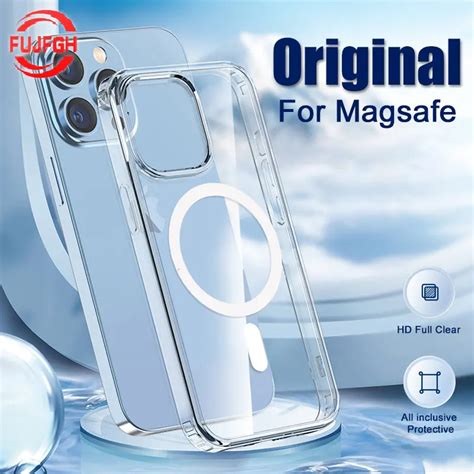 Capa De Carregamento Sem Fio Magnética Magsafe Original Para Iphone 14