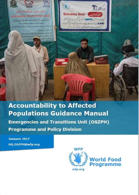 Accountability To Affected People Wfp Unhcr Joint Hub