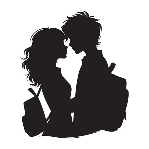 Romantic love vectors silhouette 46490363 Vector Art at Vecteezy