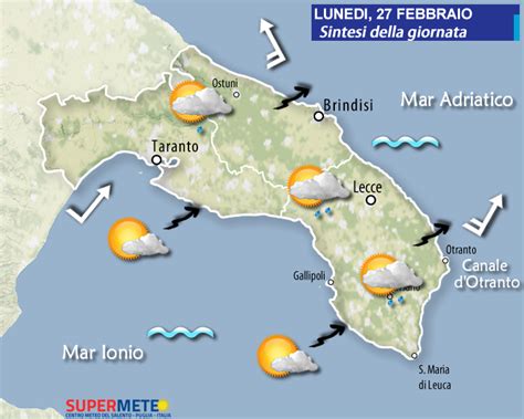 Il Tempo Oggi 27 Febbraio Mesagnesera It