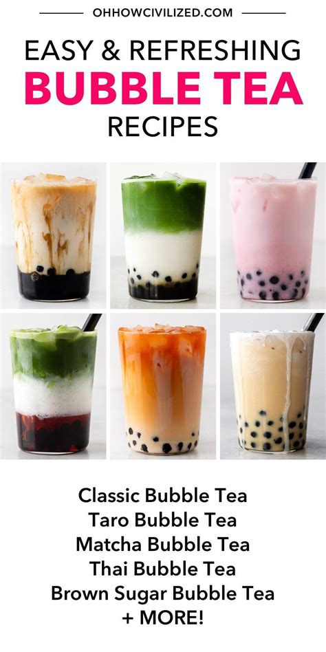 Best Bubble Tea Recipes Artofit