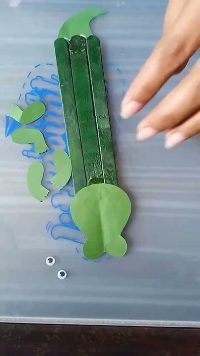 Crocodile Craft With Popsicle Sticks🐊🐊🐊 Youtube