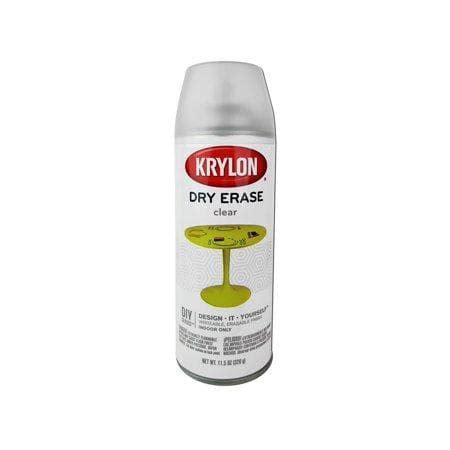 Krylon Dry Erase Clear Spray Paint Leonard S Browne Co Ltd