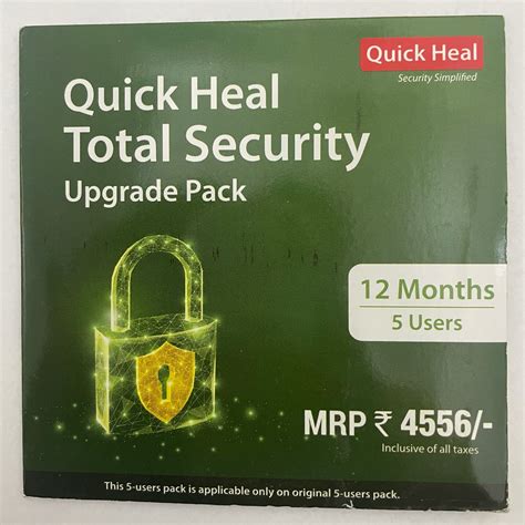 Renewal Pc Year Quick Heal Total Security Rs Lt Online Store