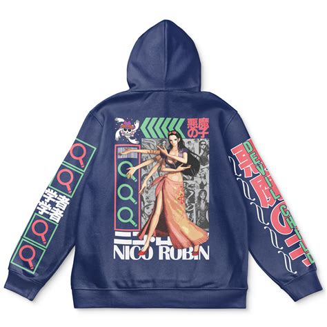 Nico Robin One Piece Streetwear Hoodie - Anime Ape