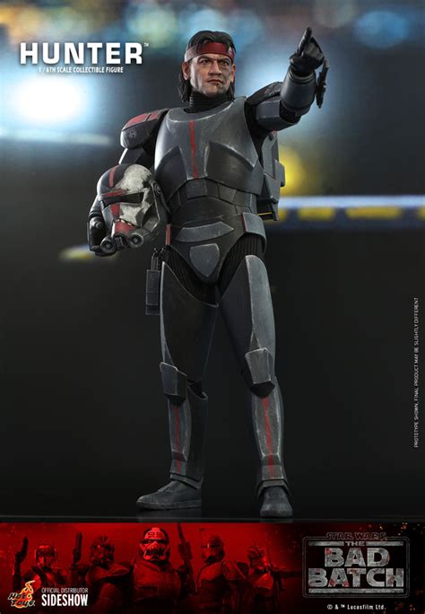 Hunter Sixth Scale Figure By Hot Toys Television Masterpiece Series Star Wars The Bad Batch