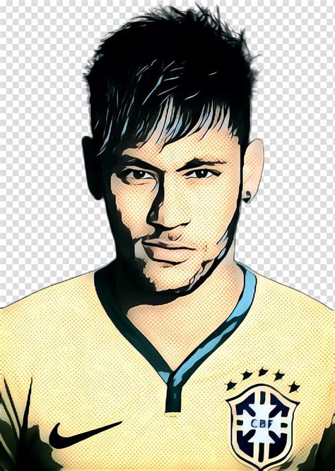 Messi Pop Art Retro Vintage Neymar Brazil National Football Team