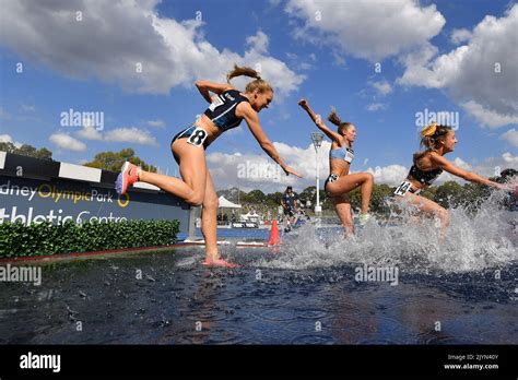 Genevieve Gregson Falls During The Womens 3000m Steeplechase Final