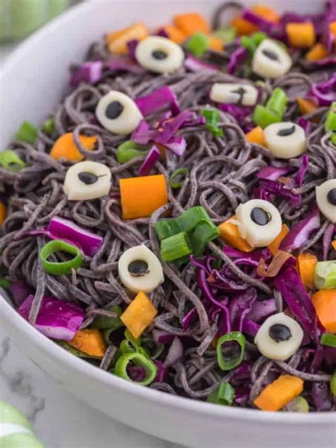 Halloween Pasta Salad Noble Veggies