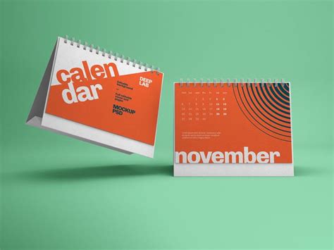 Free Desk Calendar Mockups Psd Set Free Psfiles Desk Calendar