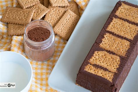 Tarta de galletas y chocolate receta facilísima de toda la vida y de