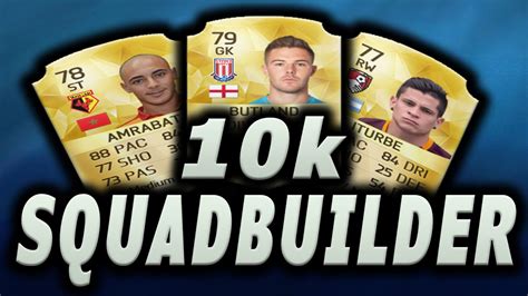 Fifa Sweaty K Bpl Squad Builder Youtube