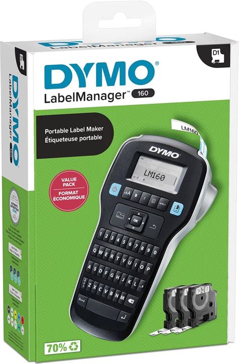 Dymo LabelManager 160 Value Pack 1 X LabelManager 160P 3 X Ruban D1