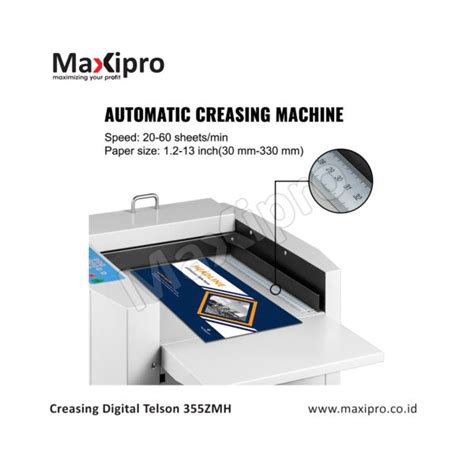 Jual Mesin Creasing Porforasi Digital Telson Zmh Maxipro Co Id