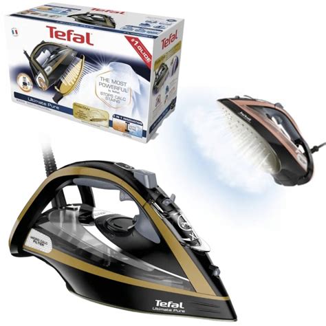 ŻELAZKO PAROWE TEFAL ULTIMATE PURE FV9865E0 3000W POTĘŻNE UDERZENIE