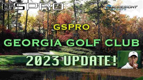 GSPro Golf Simulator UPDATED Georgia Golf Club 2023 YouTube