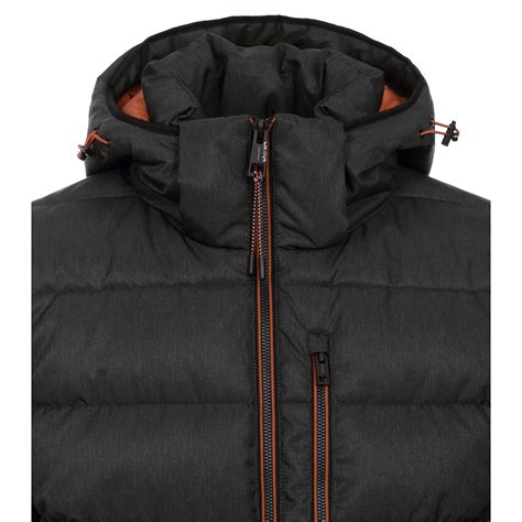 Casamoda Xxl Winter Steppjacke Strukturiert Anthrazit Bigtex