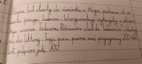 Prosz O Szybkie Wykonanie Zadania Kt Re Potrzebuje Na Jutro Bardzo Go