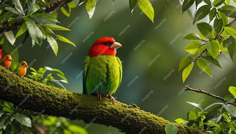 Premium AI Image | Beautiful bird in nature tropic habitat Resplendent ...