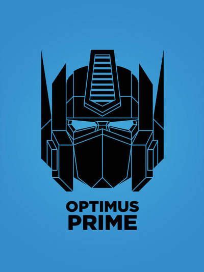 Optimus Prime Face Logo