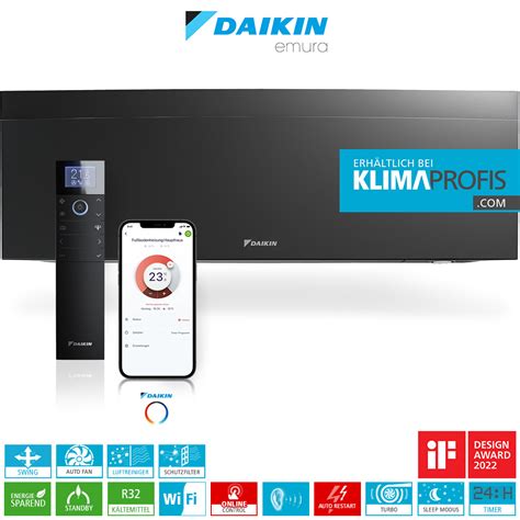 Daikin Emura 3 FTXJ35AB R32 WiFi Multi Split Wandklimagerät