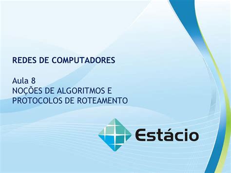 Aula No Es De Algoritmos E Protocolos De Roteamento Ppt Carregar