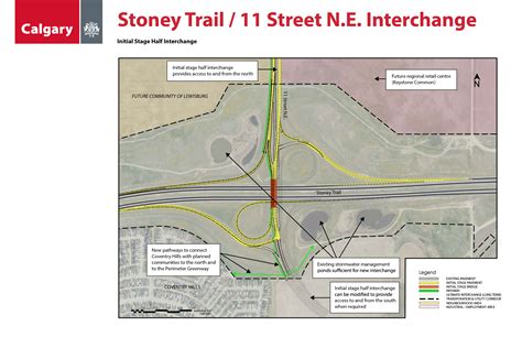 Stoney Trail At 11 Street Ne Interchange