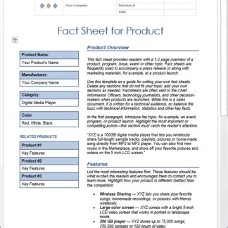 User Guide Template Ms Word Technical Writing Tools