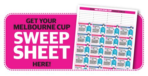 Melbourne Cup Sweep Sheets