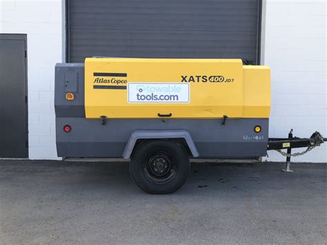 Atlas Copco XATS 400 For Sale 400 CFM Air Compressor Towable Tools